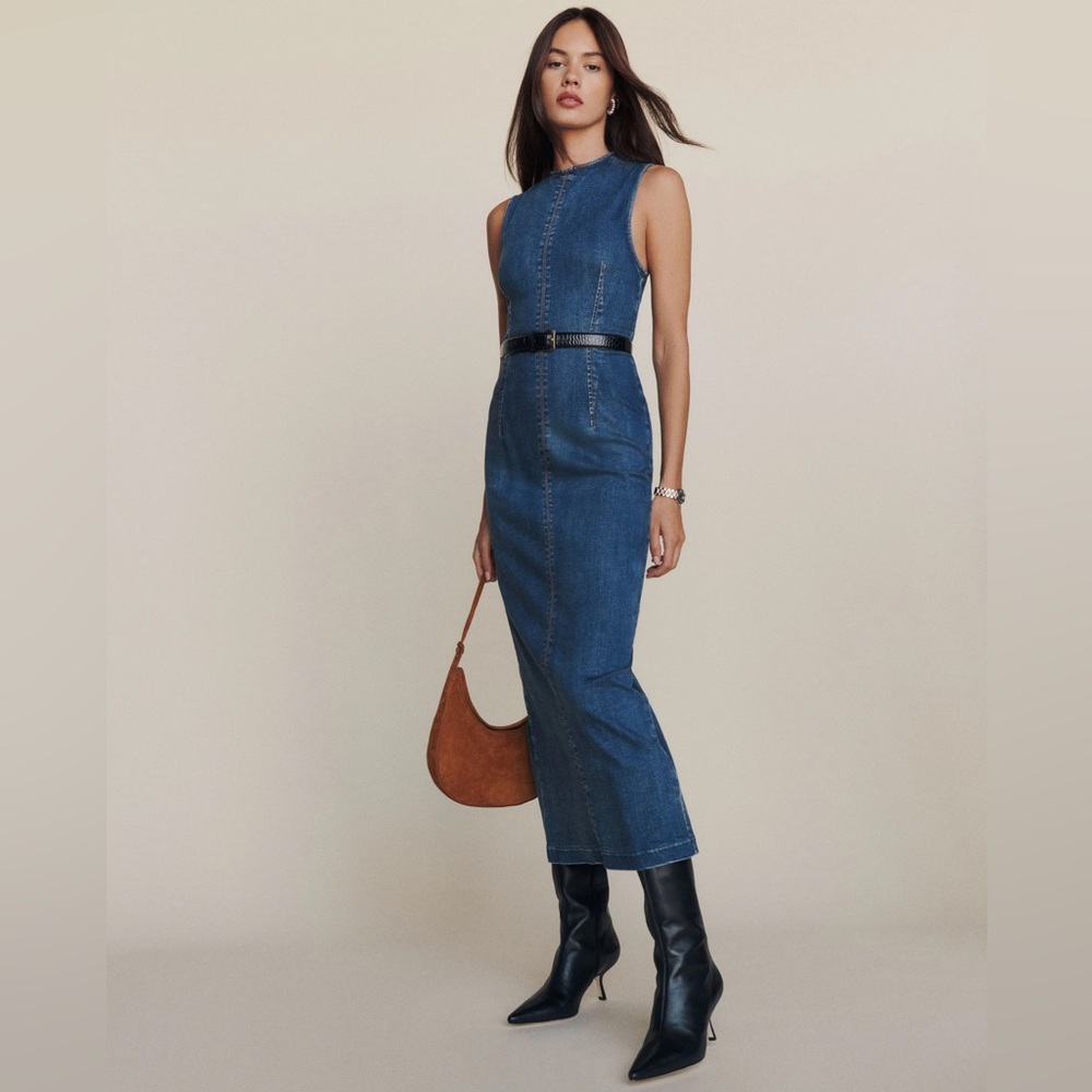 Reformation Kendi Denim Dress